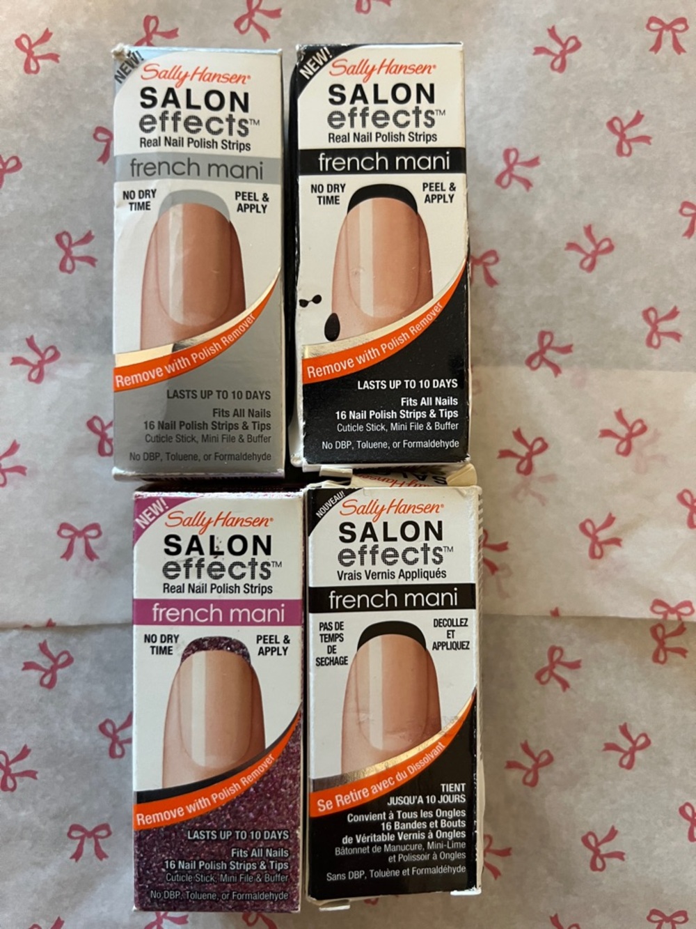 Sally Hansen Salon Effects French Mani Nail Strips - Neutral Pink Tips